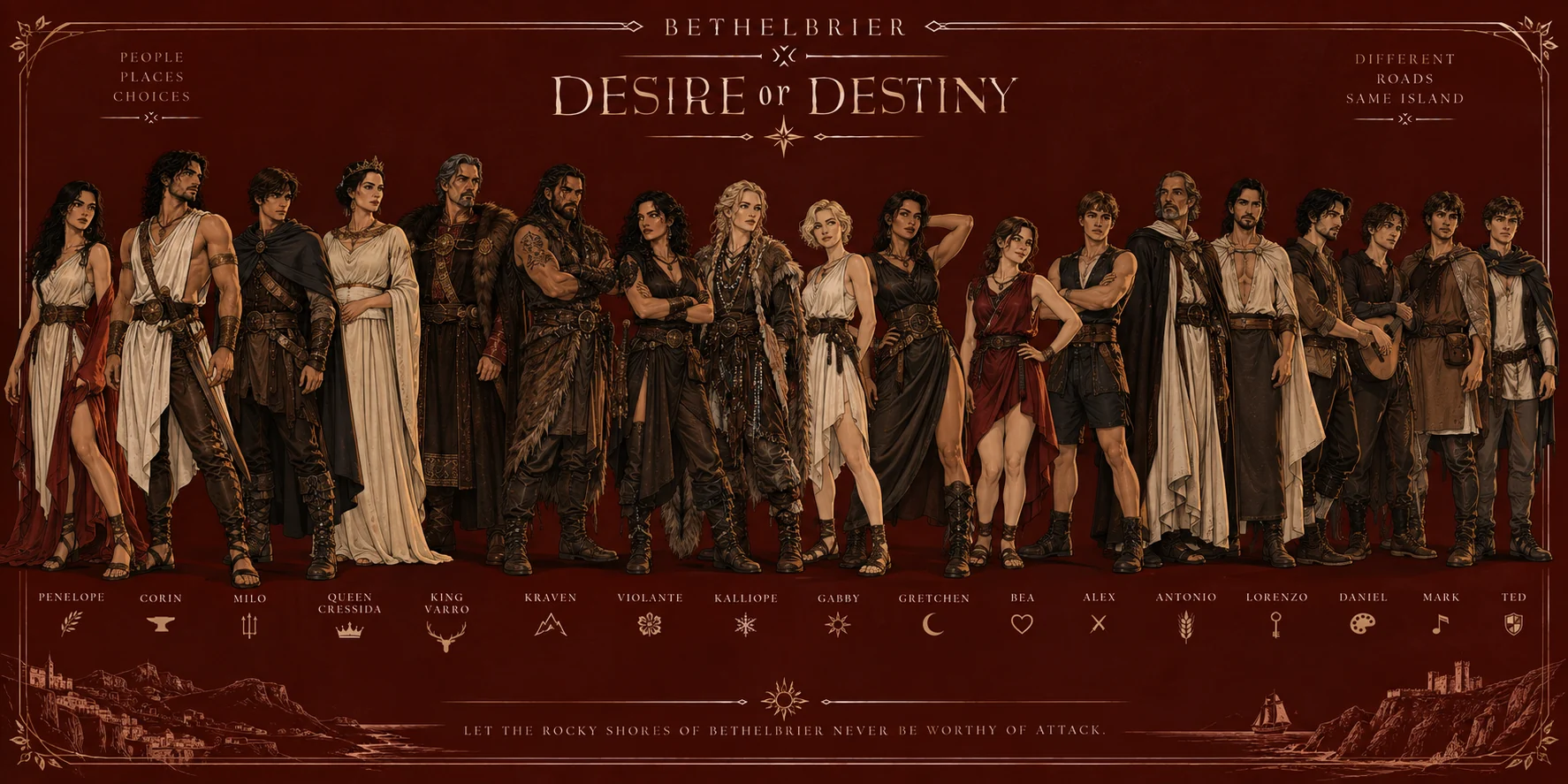 Characters of Desire or Destiny