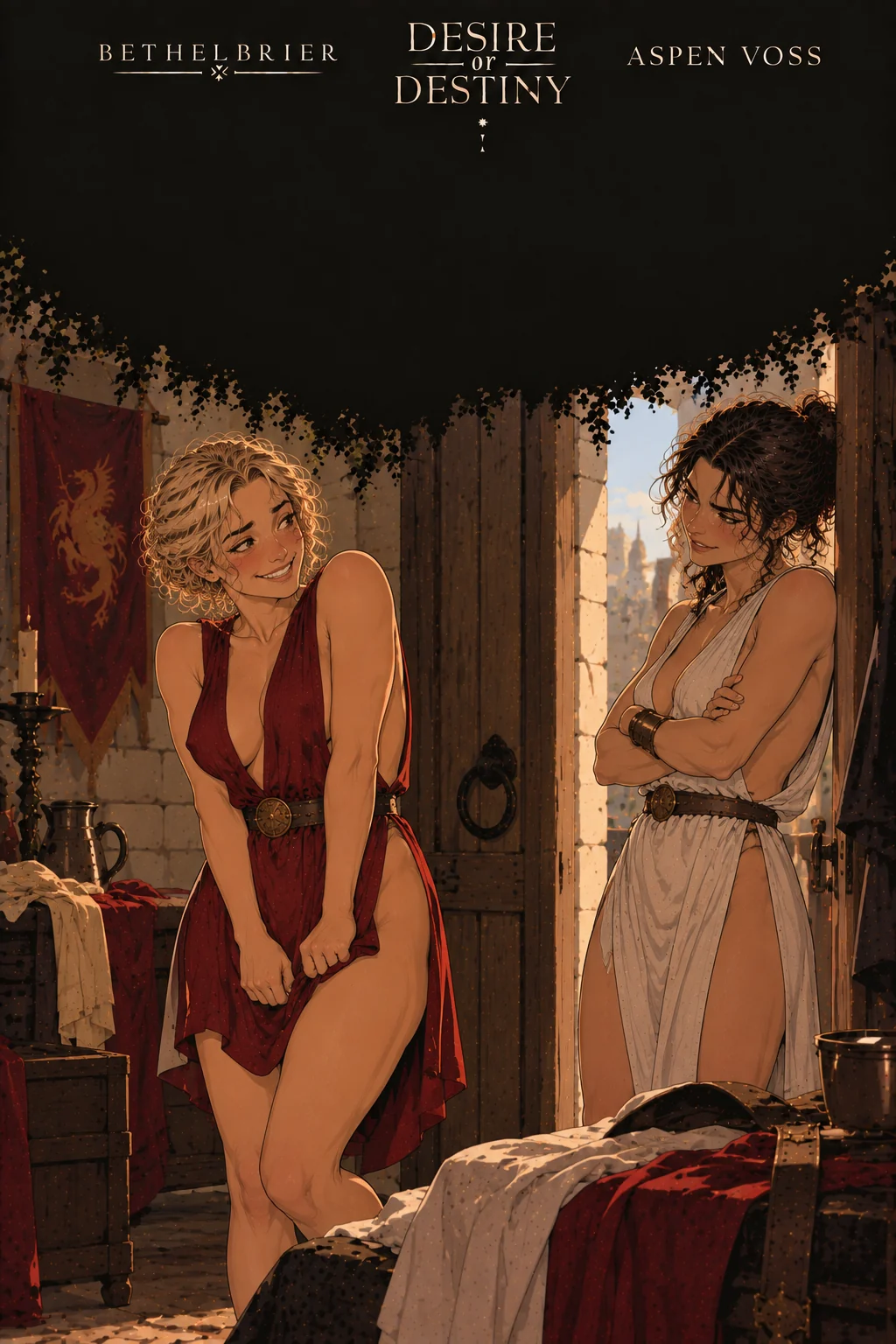 Two women in West Elm