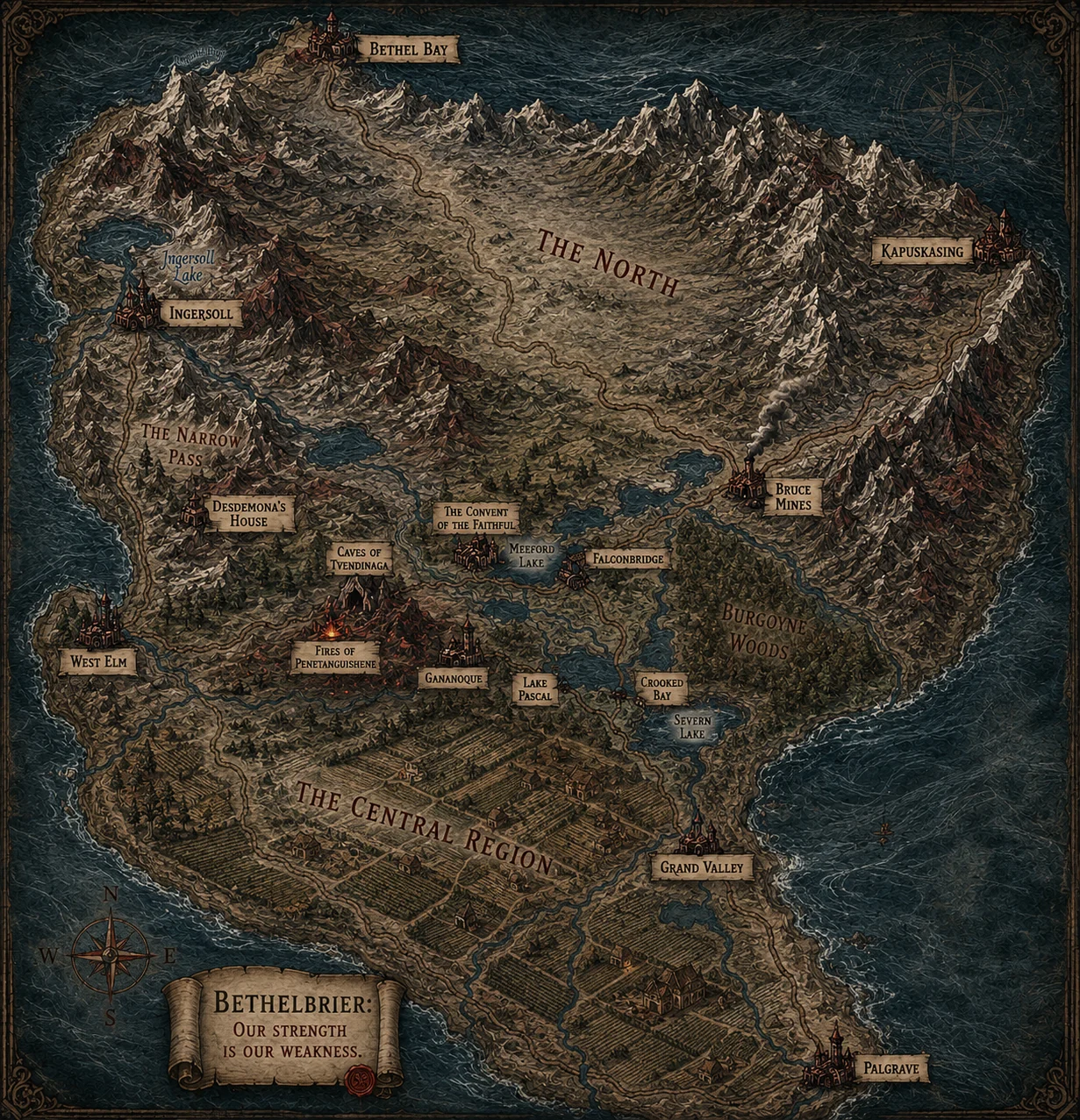 Map of Bethelbrier